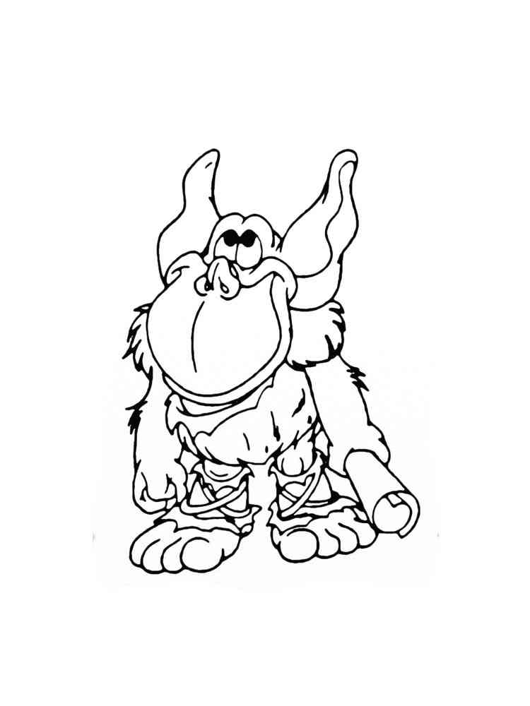 Toadwart from Gummy Bears coloring page