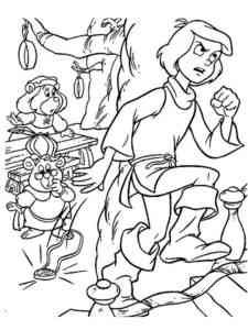Cavin from Gummi Bears coloring page