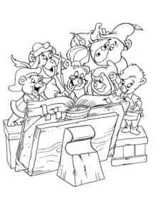 Adventures of the Gummi Bears coloring page