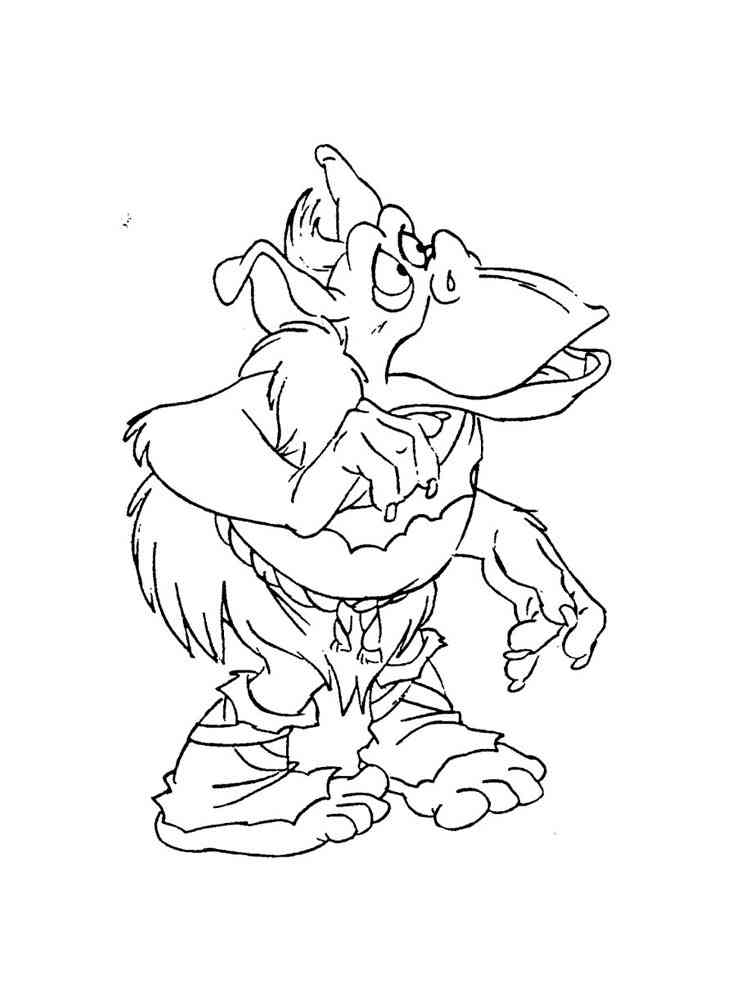 Toadwart coloring page