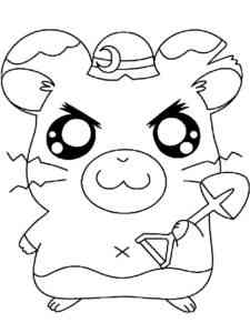 Boss from Hamtaro coloring page