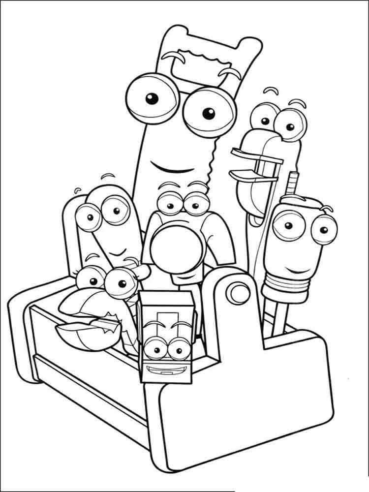Toolbox from Handy Manny coloring page