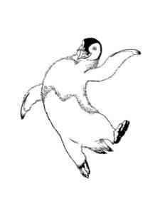 Mumble from Happy Feet coloring page