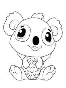 Koalabee from Hatchimals coloring page