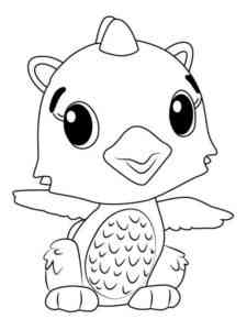 Draggle from Hatchimals coloring page