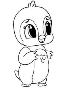 Hatchimals Penguala coloring page