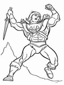 He-Man 12 coloring page