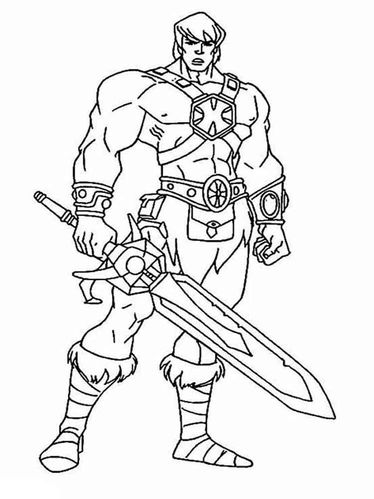 He-Man 17 coloring page