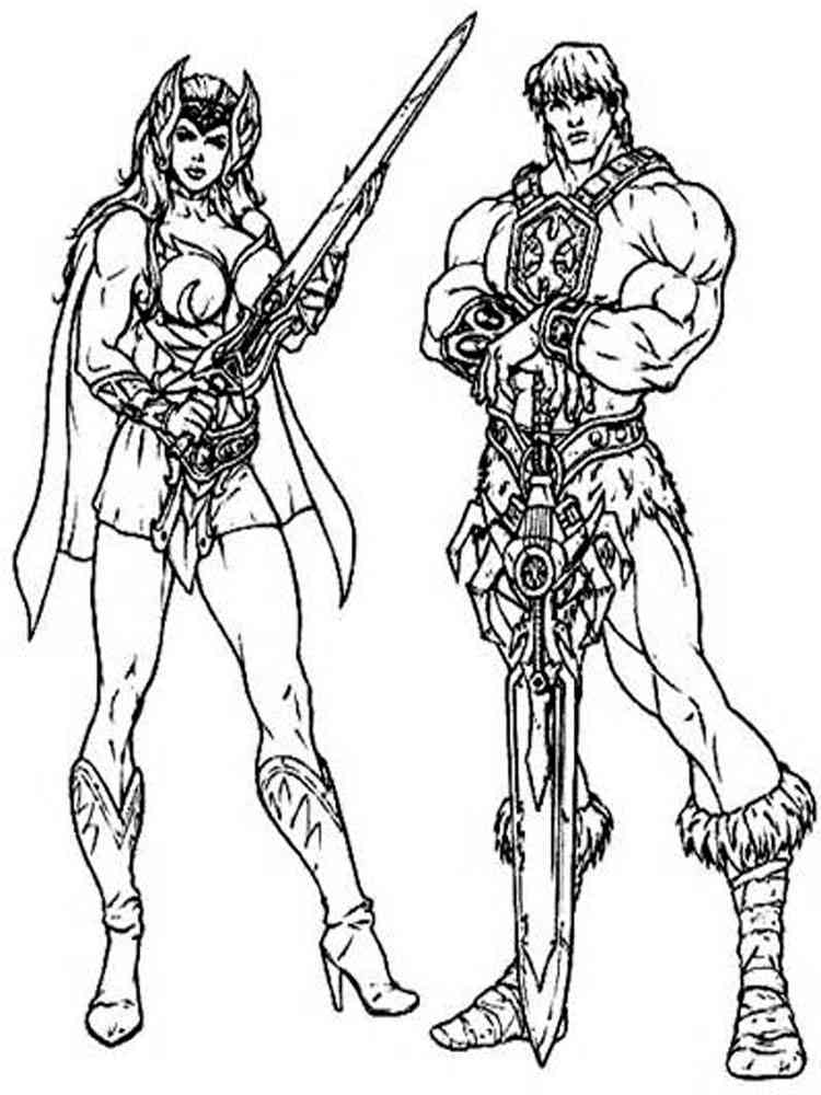 He-Man 23 coloring page