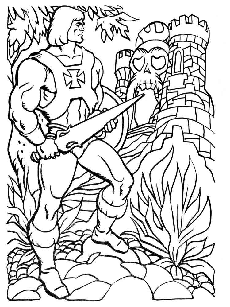 He-Man 4 coloring page