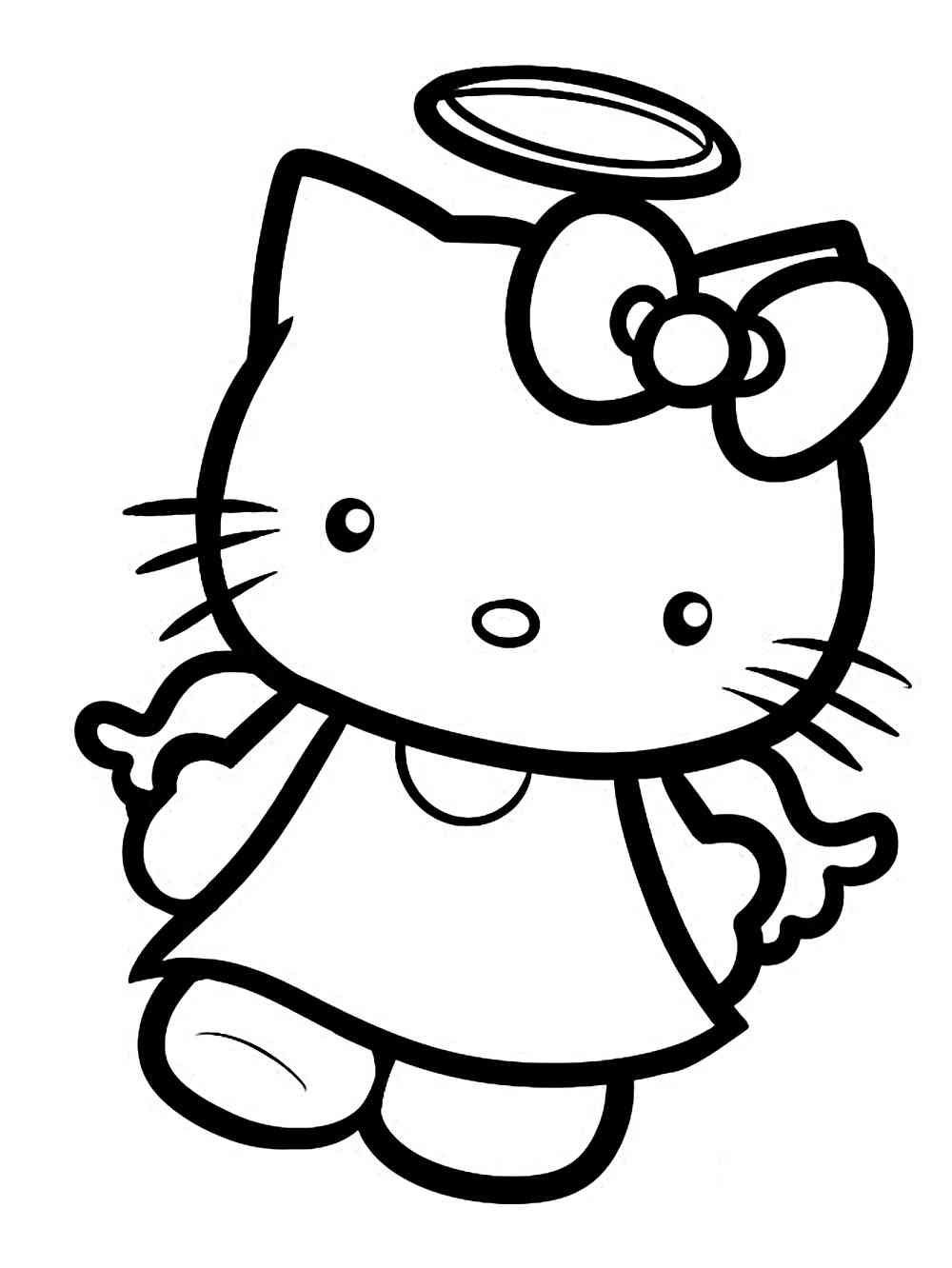 Hello Kitty 12 coloring page