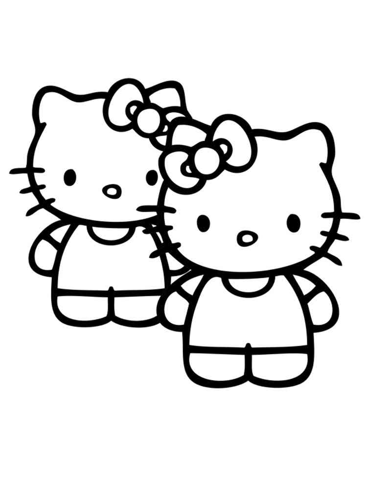 Hello Kitty 13 coloring page