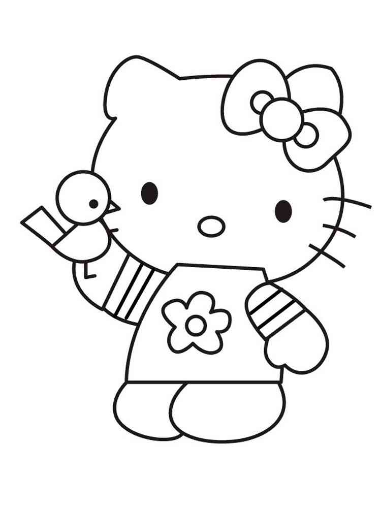 Hello Kitty 14 coloring page