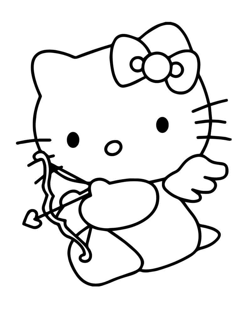 Hello Kitty 19 coloring page