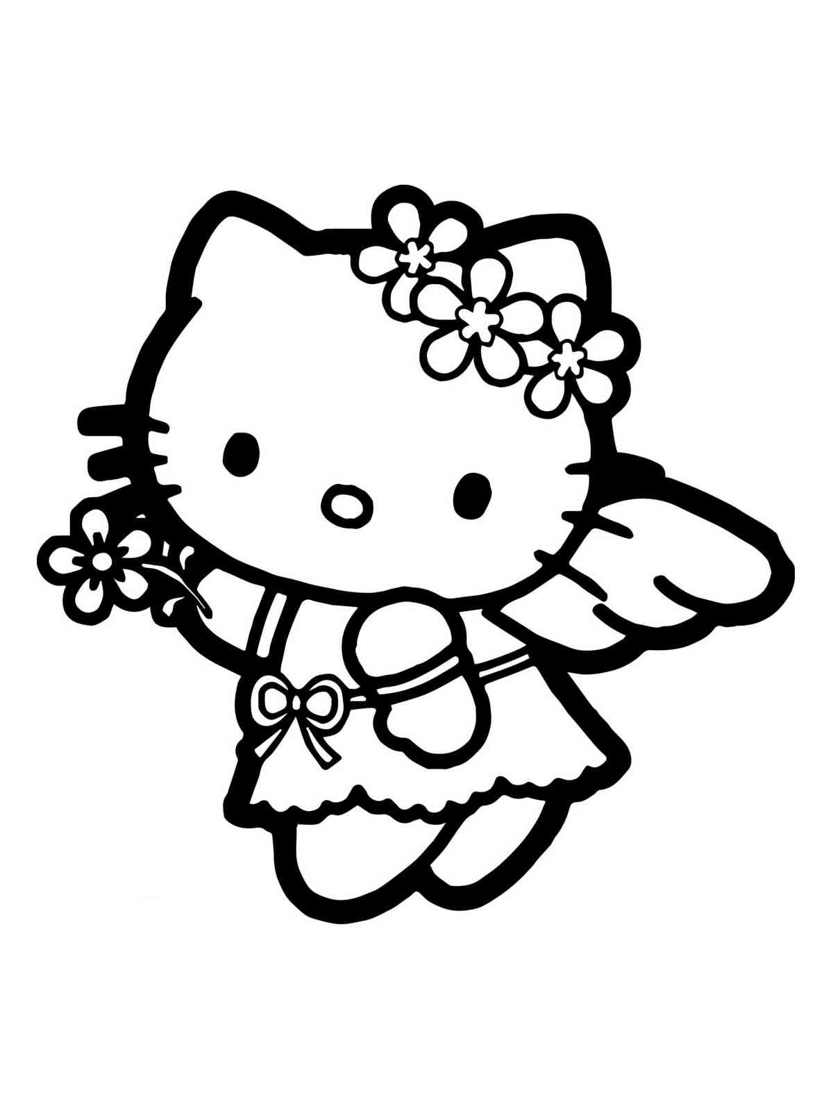 Hello Kitty 22 coloring page