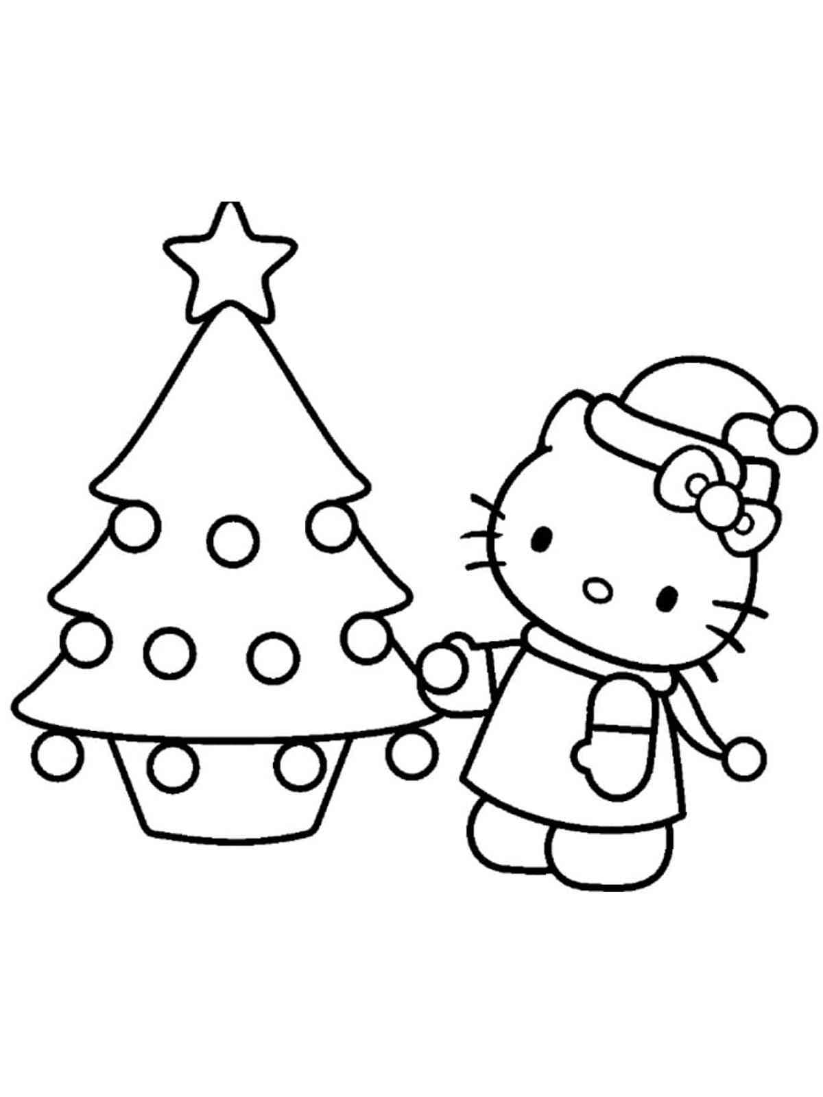Hello Kitty 23 coloring page