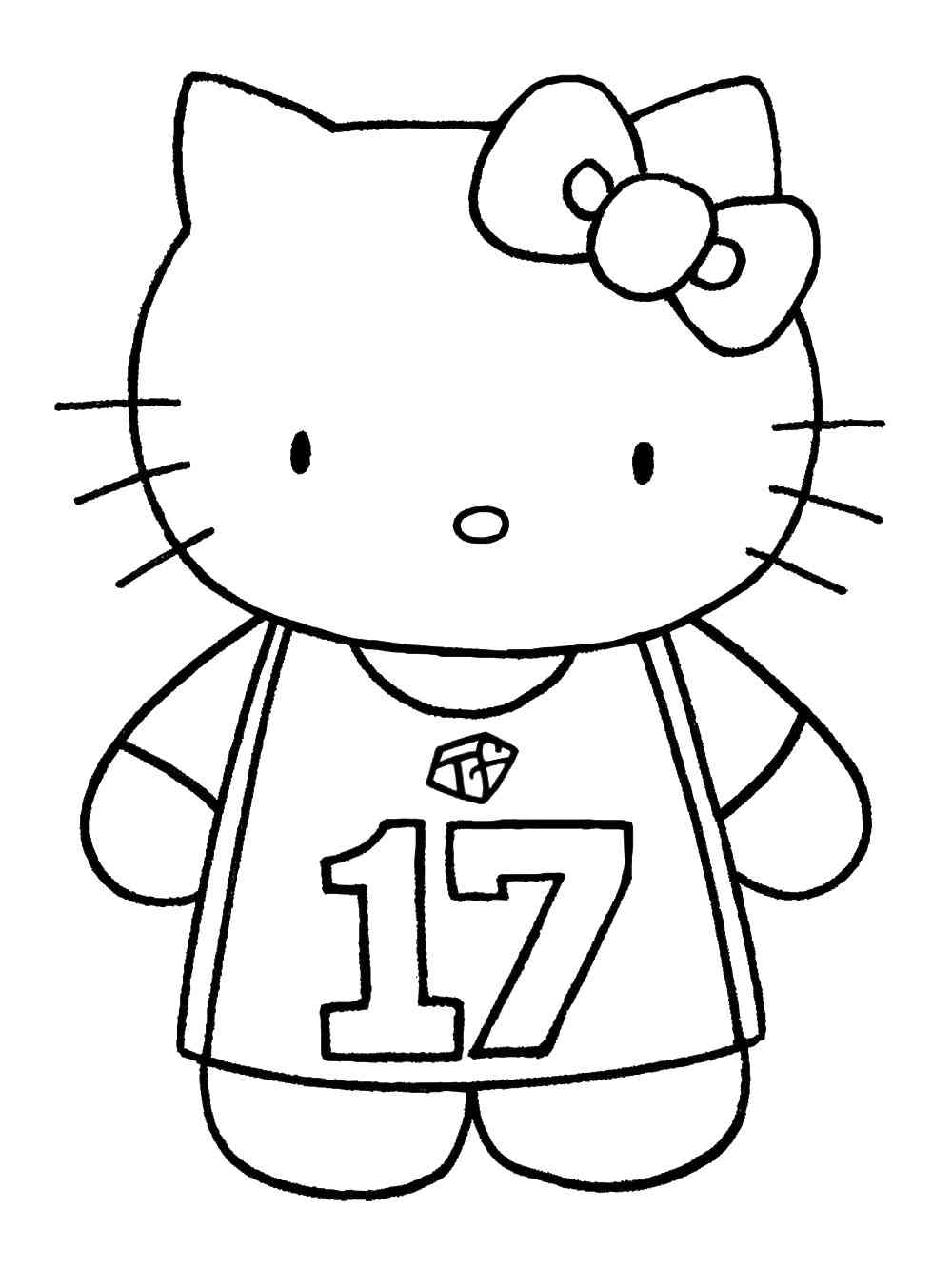 Hello Kitty 26 coloring page