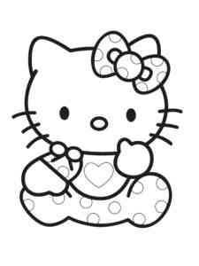 Baby Kitty coloring page
