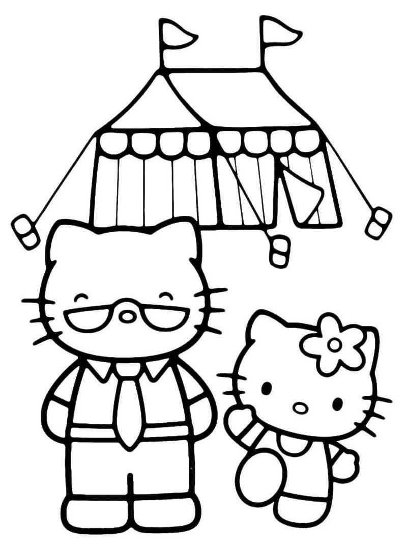 Hello Kitty 31 coloring page