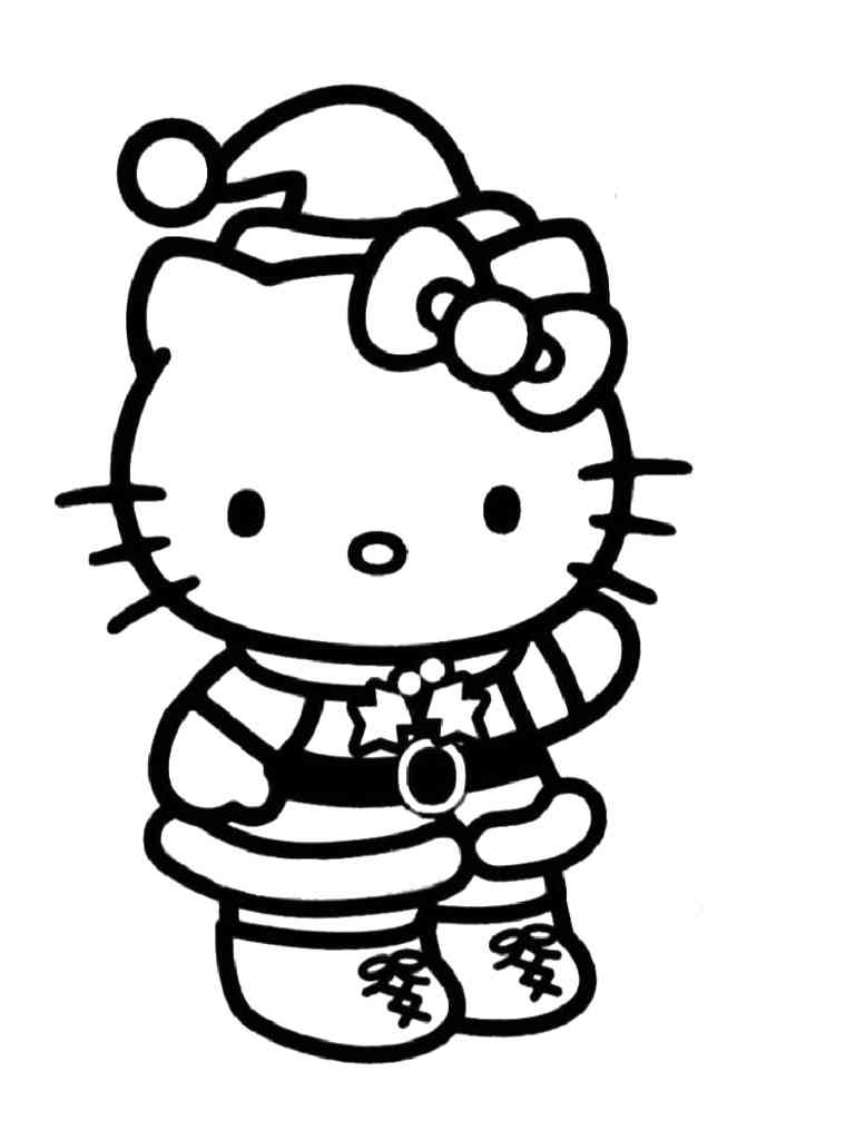 Hello Kitty 43 coloring page