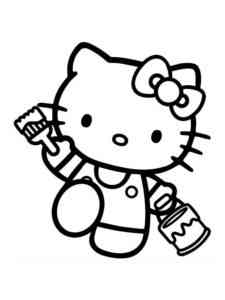 Hello Kitty 48 coloring page