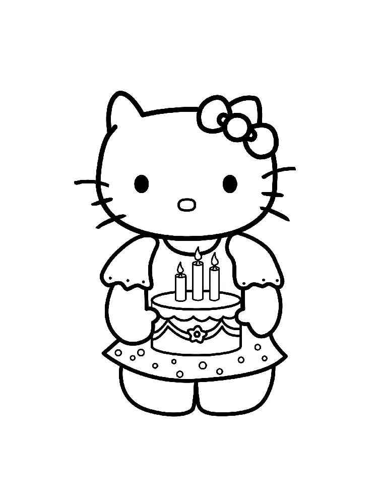 Hello Kitty 63 coloring page