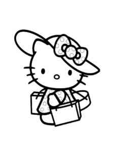 Hello Kitty Super Style coloring page