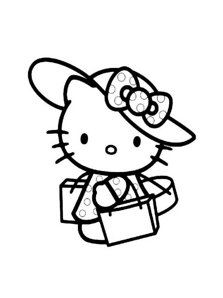 Hello Kitty 65 coloring page