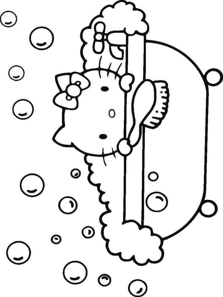 Hello Kitty 74 coloring page