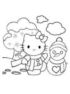 Hello Kitty 79 coloring page