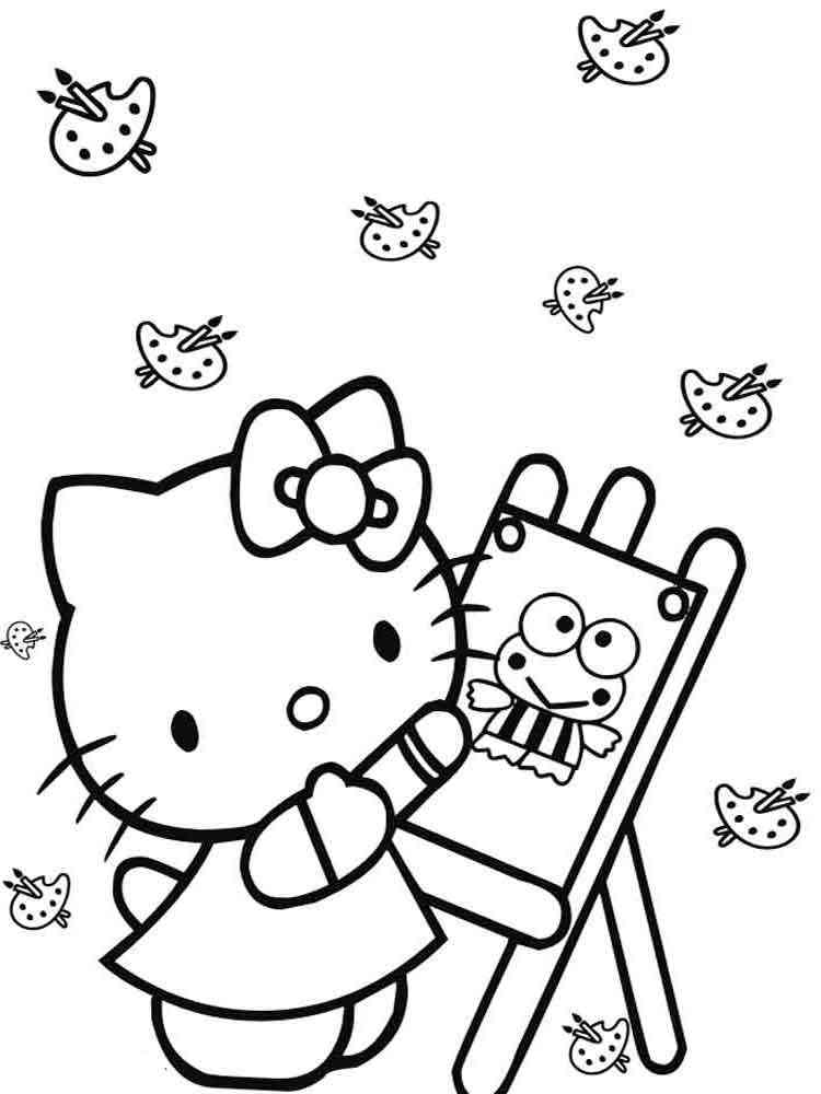 Hello Kitty 87 coloring page