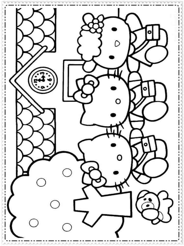 Hello Kitty 89 coloring page