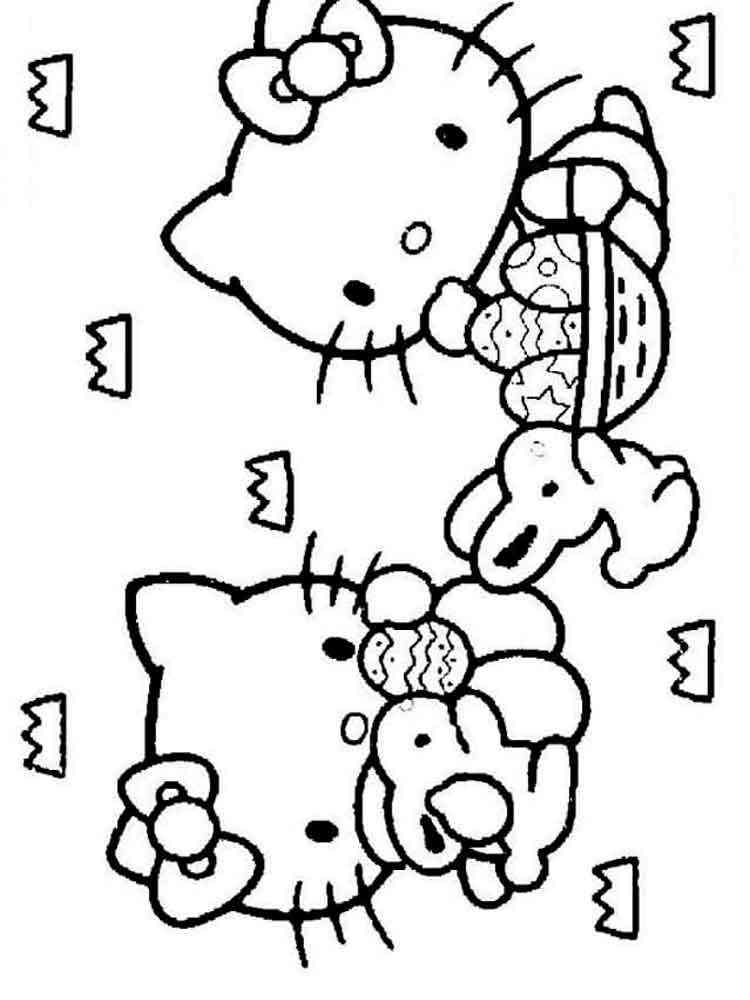 Hello Kitty 90 coloring page