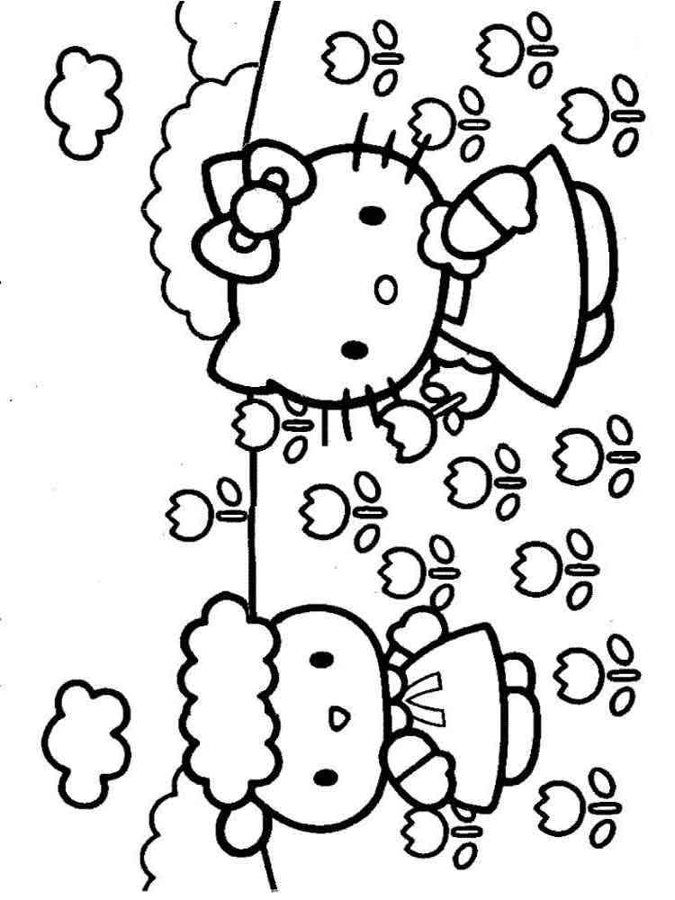 Hello Kitty 91 coloring page
