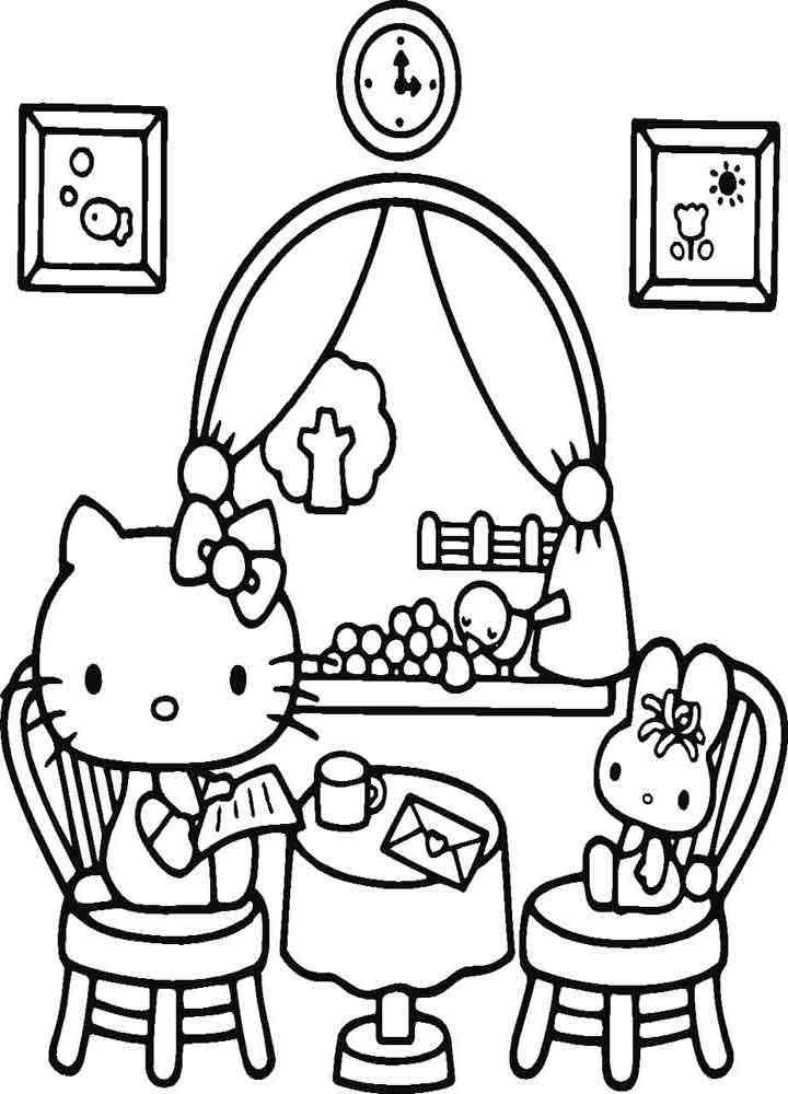 Hello Kitty 94 coloring page
