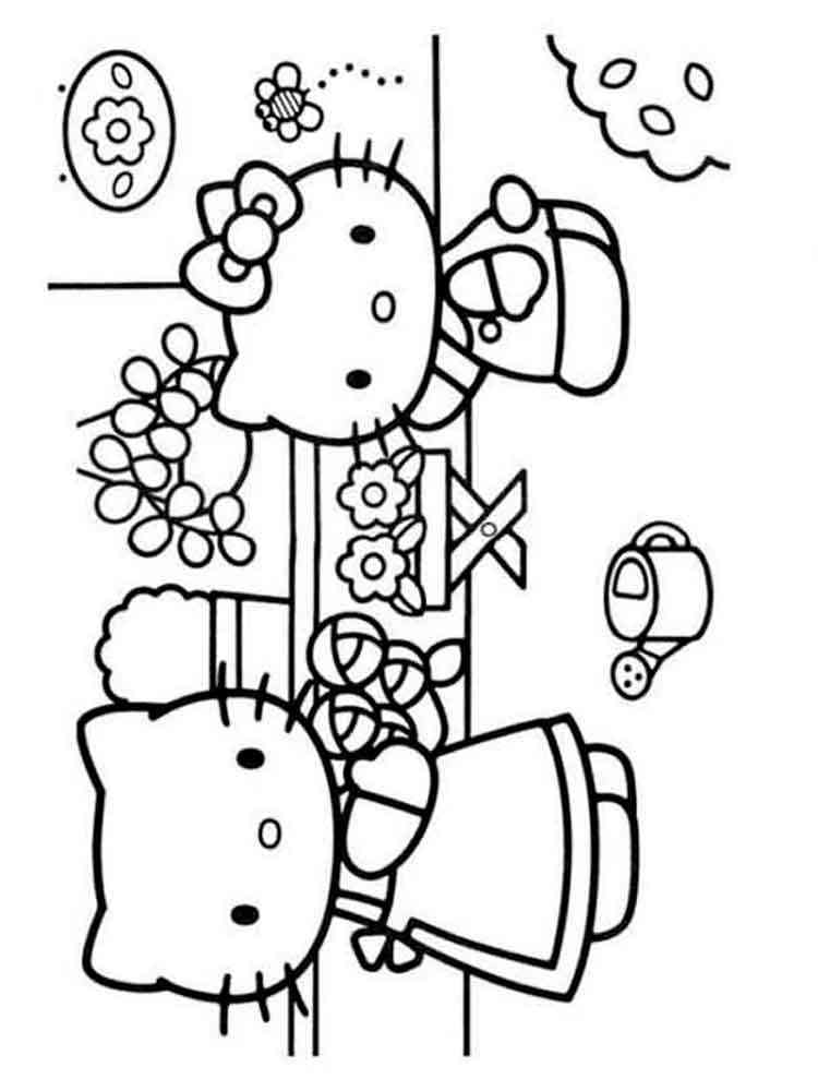 Hello Kitty 96 coloring page