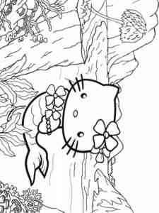Hello Kitty Mermaid 5 coloring page