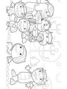 Henry Hugglemonster 4 coloring page