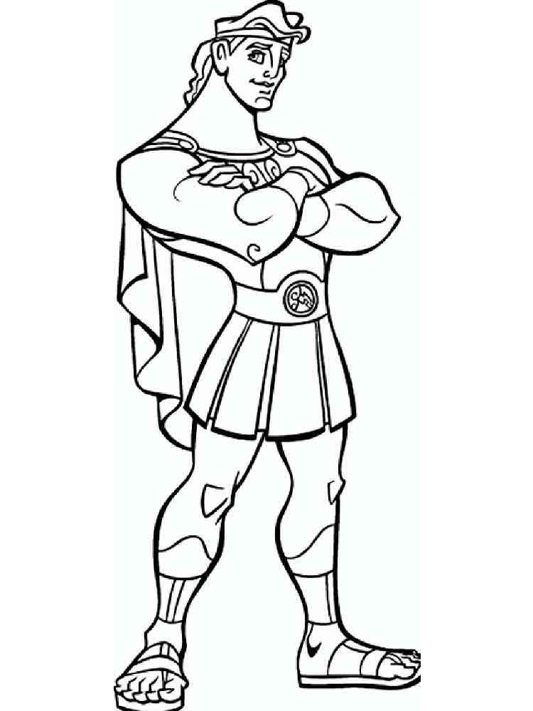 Hercules 10 coloring page