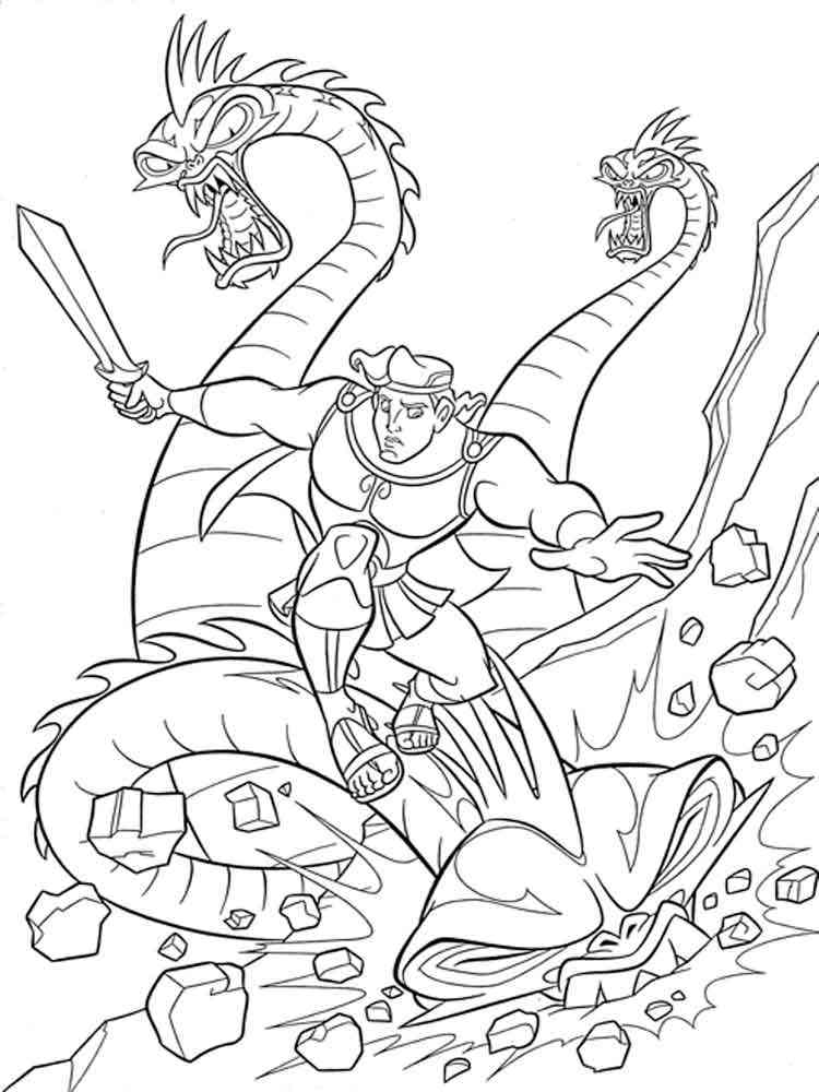Hercules 11 coloring page