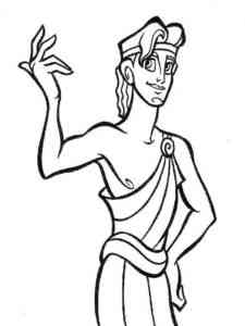 Simple Hercules coloring page