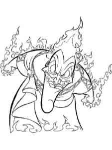 Hades from Hercules coloring page