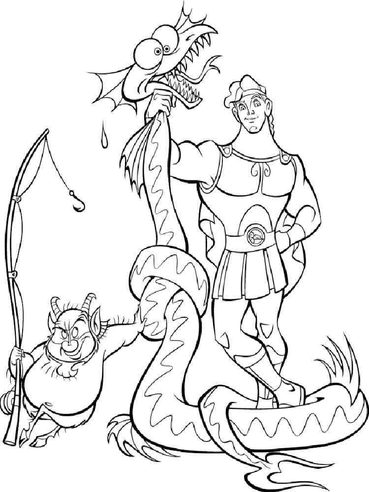 Hercules 8 coloring page
