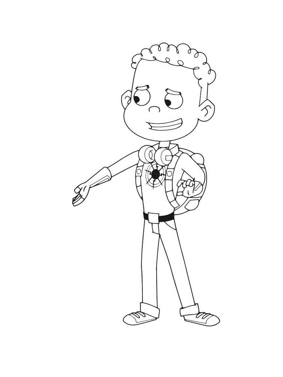 Hero Elementary 1 coloring page