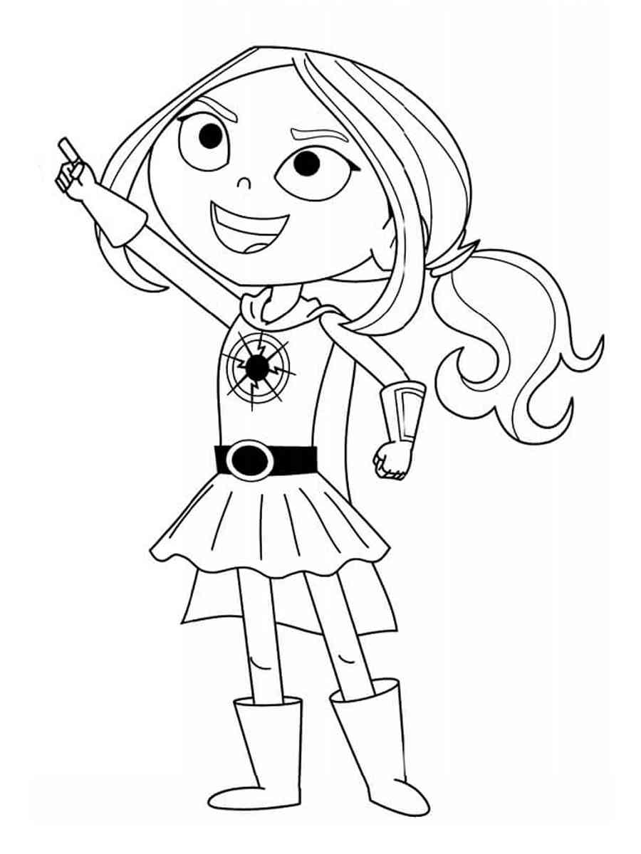 Hero Elementary 7 coloring page