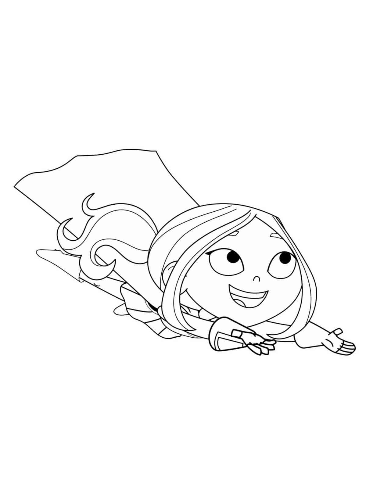 Hero Elementary 8 coloring page