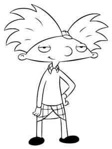 Hey Arnold! 13 coloring page