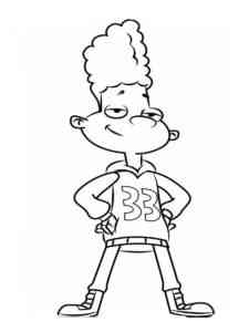 Gerald Johanssen from Hey Arnold! coloring page