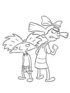 Hey Arnold! 18 coloring page