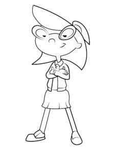 Phoebe Heyerdahl from Hey Arnold! coloring page